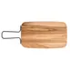 TableCraft Products 10078 Paddle Tray, 15-1/8" x 8-3/8" Rectangular Acacia Wood, Light Brown Handle 2 image