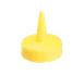 TableCraft Products 100TM - 38mm Yellow Cone Tip Squeeze Bottle Top Single Tip Dishwasher Safe 1 image