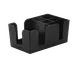 TableCraft Products 101 Bar Caddy, 9-1/2" x 5-3/4" x 4", 6 Compartments, ABS Plastic, Black 1 image