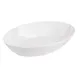 TableCraft 1025202 - 6‑Qt Oval White Melamine Bowl, 18”x12-1/2”, 208 oz, Dishwasher‑Safe, 158°F 1 image