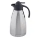 TableCraft Products 10298 Coffee Carafe, 50 oz, Stainless Steel, Vacuum Insulated, Black Plastic Lid 1 image