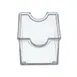 TableCraft Products 10308 Sugar Packet Holder, 3-1/4" x 2-1/2" x 2", Polystyrene, Dishwasher Safe 1 image