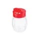 TableCraft Products 10330 Shaker, 6‑Ounce Red Flip‑Top Plastic Dredge, No‑Handle, 6‑9 oz Capacity 1 image