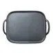 TableCraft 10331 Serving Tray, 14" x 10", Rectangular, Black, Melamine, Faux Cast Iron 2 image