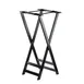 TableCraft 10399 Tray Stand – 16-5/8" x 16-1/2" x 32", Rubberwood, Black, 32" Height 1 image