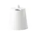 TableCraft Products 10421 - Sierra Collection Sugar Jar, White Melamine, Condiment Server with Lid 1 image