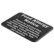 TableCraft Products 10481 - LED Allergy Warning Sign, 9" x 6", White/Black, Wall Mounted 2 image