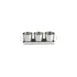 TableCraft Products 10486 - 4-Piece Lattice Display Tray, 14-5/8" x 4-1/4" x 4-1/4", Stainless Steel - 4/Set 1 image