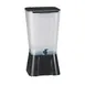 TableCraft 1053 5-Gallon Beverage Dispenser, 10-7/8" x 12-1/2" x 22-1/4" H, Black Poly, FDA Approved 1 image