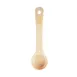 TableCraft 10638 - 1oz Solid Portion Control Spoon, 7.375" x 2" x .875", Beige Polycarbonate 1 image