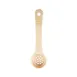 TableCraft 10639 1 oz Portion Control Spoon, 7.375" x 2" x .875", Perforated Polycarbonate, Beige, NSF 1 image