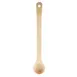 TableCraft 10640 1 oz Portion Control Spoon, Polycarbonate, Beige Handle, 11.625" x 2" x .875", NSF 1 image
