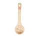 TableCraft 10643 Portion Control Spoon, 2 oz, Perforated, Polycarbonate, Beige 7.875" x 2.5" x 1", NSF 1 image