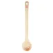 TableCraft 10645 Portion Control Spoon – 2 oz, Perforated, 12.125" x 2.5" x 1", Polycarbonate, Beige 1 image