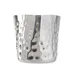 TableCraft 10678 - 13oz Stainless Steel French Fry Cup, 3-1/8" x 3-1/8" x 3-3/8", Hammered 1 image