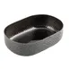 TableCraft Products 10702 - Oval Aluminum Bowl, 64 oz (2 Qt) 9.25" x 6.38" x 2.63", Black Coat 1 image