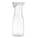 TableCraft 10716 Decanter Carafe, 19 oz Clear Polycarbonate, Polypropylene Lid, Plastic 1 image