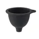 TableCraft 10722 Funnel - Black Silicone Funnel 38mm, 53mm, 63mm Bottles, Dishwasher Safe, NSF 1 image