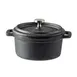 TableCraft Products 10747 Cast Iron Dutch Oven, 1 qt, Black, 5" Dia, 4" H, with Lid & Handles 1 image