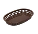 TableCraft Products 1076BR - Brown Oval Basket, 10½" x 7¼", PP, Heat‑Resistant, Dishwasher Safe 1 image