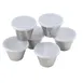 TableCraft Products 10773 - 5 oz Stainless Steel Ramekin with Clear Lid, Round, 5oz, Pack 1 image