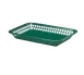 TableCraft 1079FG Basket – 11-3/4" x 8-1/2" x 1-1/2", Green, Polypropylene, 150°F, Dishwasher Safe 1 image