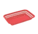 TableCraft 1079R Food Basket – 11-3/4" x 8-1/2" x 1-1/2", Red Polypropylene, 150°F, Dishwasher Safe 1 image