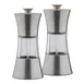 TableCraft Products 10924 Salt & Pepper Mill Set, 5" Height, Stainless Steel & Acrylic Build - Set 1 image