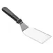 TableCraft Products 10931 Stainless Steel Solid Turner, 11-1/2" x 2-3/4" x 3", Black Plastic Handle 1 image