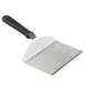 TableCraft 10933 Stainless Steel Turner, 11" Wide 6-1/4" Blade, 1-3/4" Height, Black Plastic Handle 1 image