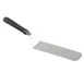 TableCraft Products 10934 Stainless Steel Solid Turner, 15" x 3" x 2", Black Plastic Handle 1 image