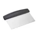 TableCraft 10935 Dough Cutter/Scraper – 6" x 4-1/2" x 3/4", Stainless Blade, Black Handle 1 image
