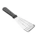 TableCraft Products 10942 - Stainless Steel Fish Turner, 6" x 2-7/8" x 5/8", Black Handle, Dishwasher Safe 1 image