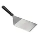 TableCraft Products 10943 - Heavy 13" x 5" x 4-1/2" Stainless Turner, Black Handle, Dishwasher Safe 1 image