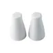 TableCraft Products 10948 Salt & Pepper Shaker Set, 1‑Ounce Capacity, 2mm Holes, Melamine, - Set 1 image