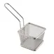 TableCraft Products 10970 Steel Serving Basket 4"x4"x3" Wire, Holds 500°F, Dishwasher Safe 1 image