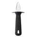 TableCraft 10975 - PerfectGrip Oyster Shucker, 2.375" x 1.625" x 6", 420 SS, Black Handle 1 image
