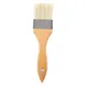 TableCraft 11078 Pastry Brush – Gray Boar Hair, 2″ W × 8.25″ H, 1-3/4″–2-3/4″ Width, Wood Handle 1 image