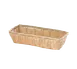 TableCraft Products 1116W - Rectangular Serving Basket, 9" x 3‑1/2" x 2", Natural Polypropylene 1 image