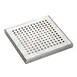 TableCraft Products 11171 - 9-1/2 oz. Square Stainless Steel Drip Tray, 6" x 6" x 5/8", Silver 1 image
