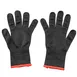 TableCraft Products 11207 Cut Resistant Glove, XSmall Polyethylene, Black with Red Cuff, 1 Pair 1 image