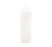 TableCraft 112C 12oz Clear Squeeze Bottle – Polyethylene, 38mm Opening, Dishwasher Safe, USA 1 image
