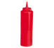 TableCraft 112K Red Squeeze Bottle – 12 oz, 38mm Cone Tip, Dishwasher Safe, Polyethylene PerfectFlex 1 image