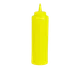 TableCraft 112M-1 Squeeze Bottle – 12 oz Yellow, 38mm Cone Tip, Dishwasher Safe, Soft Polyethylene 1 image