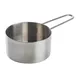 TableCraft 11437 - 12oz Stainless Steel Side Server, 12.5" x 3.75" x 2", Mirrored, Dishwasher Safe 1 image