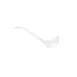 TableCraft Products 11445 Clear Plastic Ladle, 6 oz, 12" Length, 3-7/8" x 3-1/4" Dimensions 1 image
