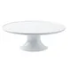 TableCraft 11489 Crofthouse Cake Stand – 11-1/2" Dia., 4" H, White Melamine, Round 1 image