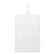 TableCraft Products 11498 Frostone Serving Paddle, 15-3/4" x 7-3/4" Rectangular White Melamine Tray 1 image