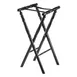 TableCraft Products 11521 Tray Stand - 17-3/4" x 16-1/2" x 30-3/4" Rubberwood, Black, 30" Height 1 image