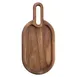 TableCraft Products 11522 Acacia Snack Tray, Oblong 12" x 5-1/2" x 3/4", Natural Wood Finish 1 image